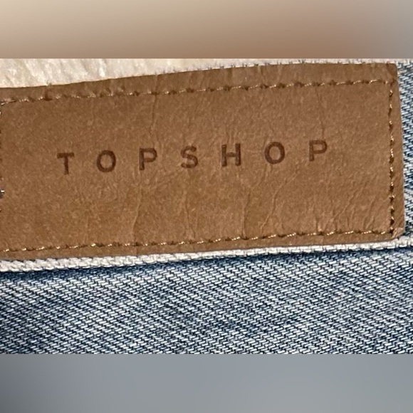 TOPSHOP Women’s Size 32 Light Wash Denim Blue Jeans EUC** - Picture 10 of 11